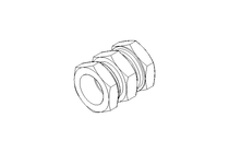 Pipe screw connector L 28/28 St-Zn