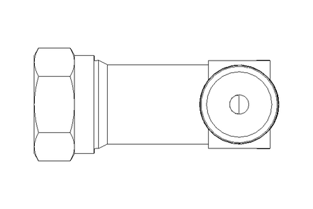 Conector roscado p/ tubos LL 4 M8x1