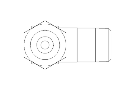 Conector roscado p/ tubos LL 4 M8x1