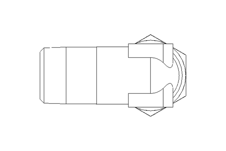 Conector roscado p/ tubos LL 4 M8x1