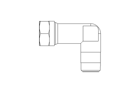 Conector roscado p/ tubos LL 4 M8x1