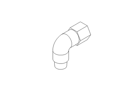 Winkelverschraubung L 6 R1/8" A4 DIN2353