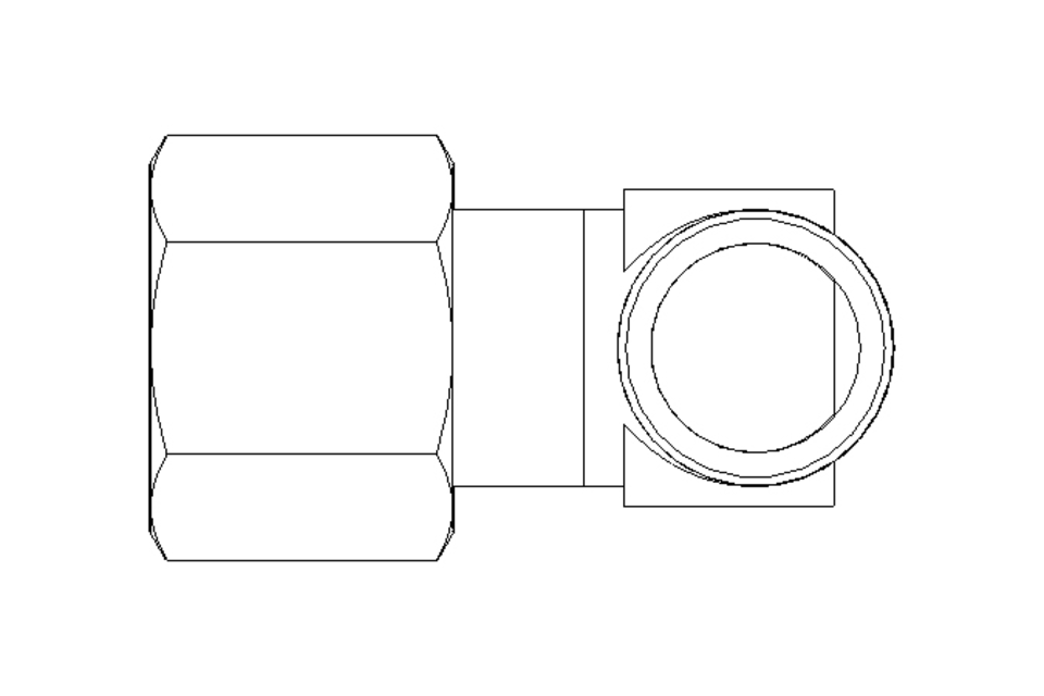 Conector roscado p/ tubos LL 8 R1/8