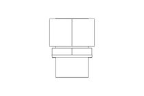 Connecting piece L 22 G3/4" St-Zn