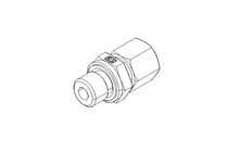 Pipe screw connector L 8 G1/4" 1.4571