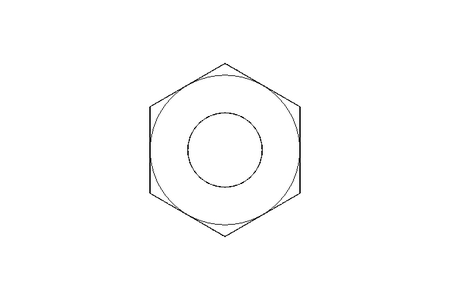 Ecrou collet battu LL 6 M10x1 1.4571