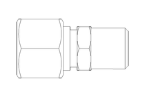 Raccord de tube L 12 R1/4" 1.4571