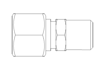 Raccord de tube L 12 R1/4" 1.4571