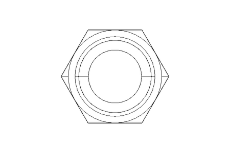 Dado di raccordo LL 8 M12x1 1.4571