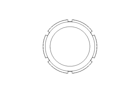 Tuerca ranurada F DN80 1.4571 DIN11851