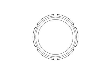 Nutmutter F DN100 1.4301 DIN11851