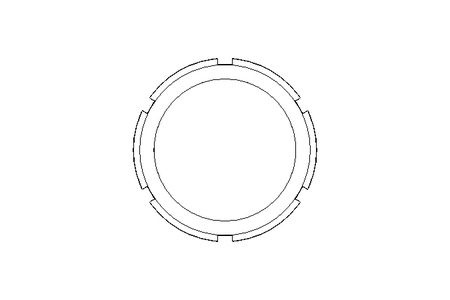 Nutmutter F DN100 1.4301 DIN11851