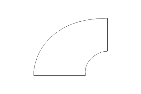 REDUCING BOW SS-90 DN 80/DN 50  1.4404