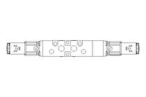 5/3-way valve 1/4 24 VDC