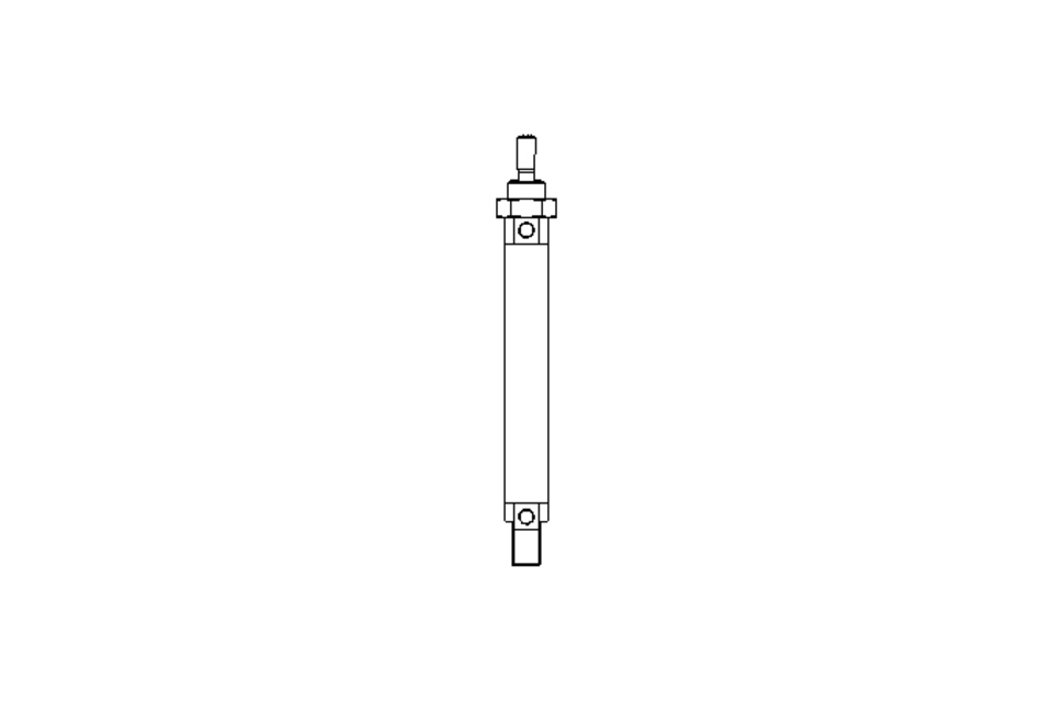 Cilindro de duas vias DSNU-25-125-PPV-A