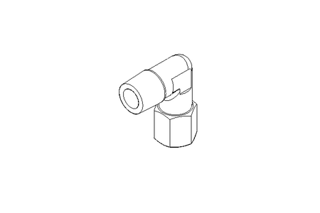 Угловое резьбовое соединение 8 R1/4"