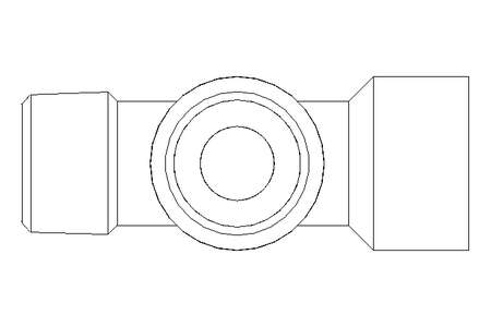 CONECTOR EN T  2070  3/8-3/8