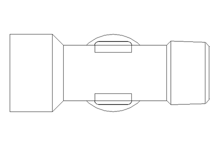 CONECTOR EN T  2070  3/8-3/8