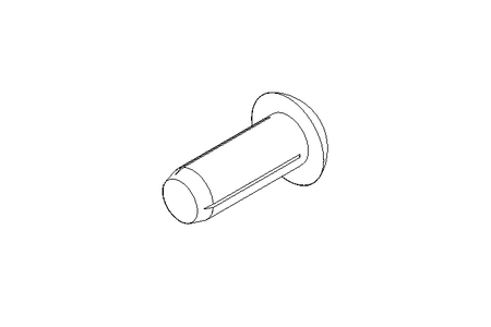 Grooved drive stud ISO8746 2.3x6 Al