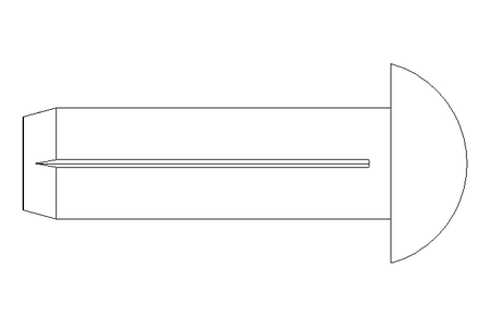 Grooved drive stud ISO8746 3x10 A2