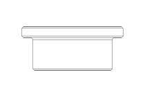 Plain bearing bush V 16x22x28x12x3