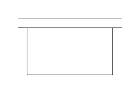 Plain bearing bush V 35x45x55x25x5