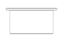 Plain bearing bush 40x44x53x26x2