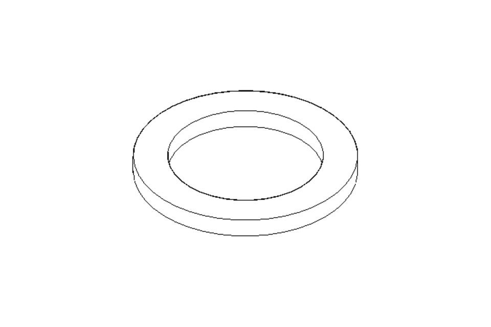 Junta de anillo A 8,2x11,4x1 CU DIN7603