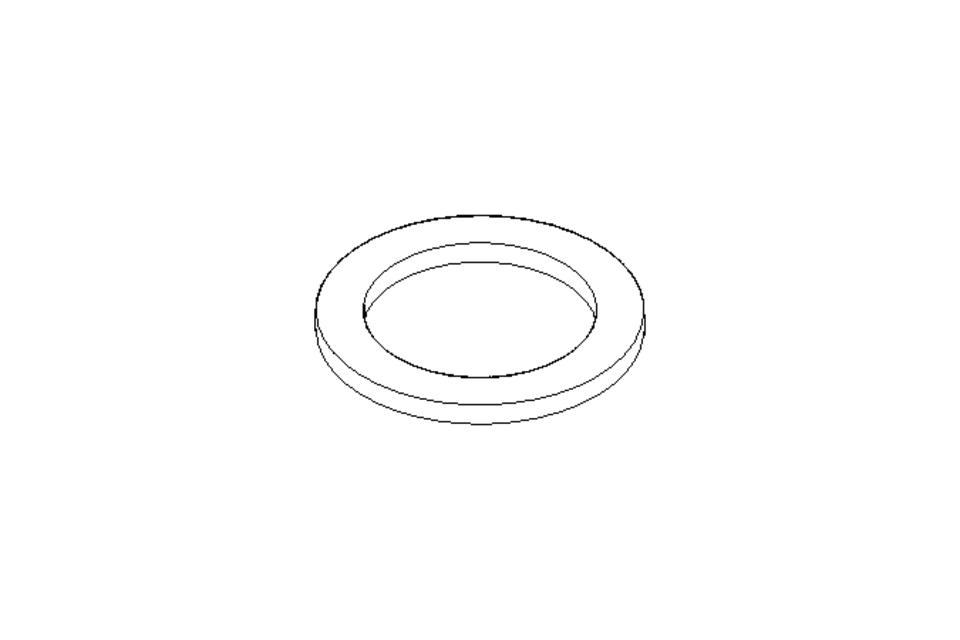 Sealing ring A 10.2x13.9x1 CU DIN7603