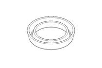 Grooved ring EMX 11.98x16.5x3.6 PTFE