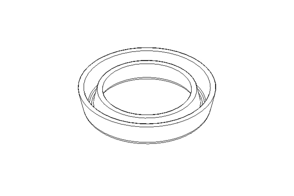 Grooved ring EMX 11.98x16.5x3.6 PTFE