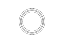 Grooved ring EMX 7.98x10.9x2.4 PTFE
