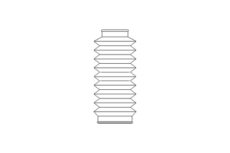 波纹管 L=40-290 d=52 D=70