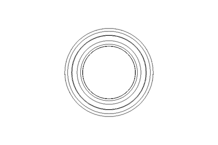 Sealing ring for needle roller bearing G