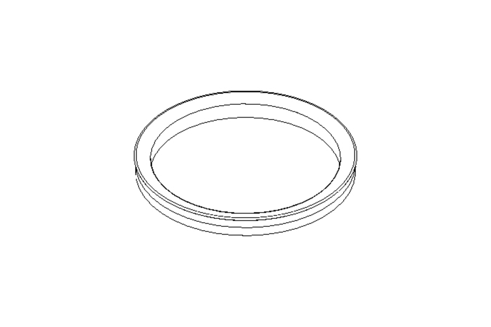 Anel de vedação V-Ring 80A 72x6 NBR