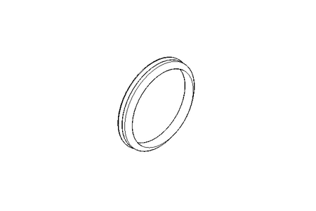 Junta anillo cierre en V 90S 81x6 NBR