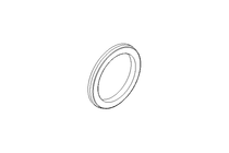 Grooved ring PNZP 27x35x3.3 NBR