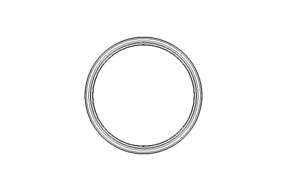 Grooved ring Z5 72x80x13 NBR