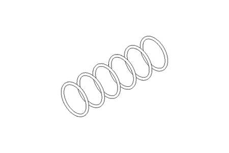 Pressure spring D1=7.6 D2=6.6 L=23 5.8N