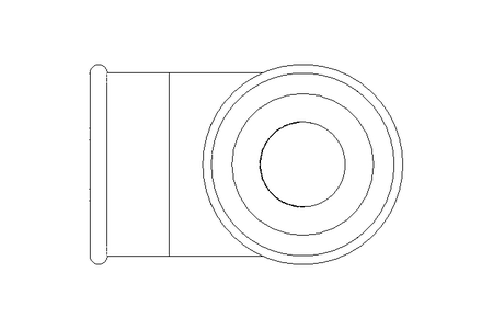 Winkel A1 3/8" MS/CR DIN EN 10242