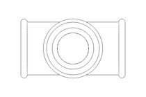 T-Stück B1 3/4" TG-Zn DIN EN 10242