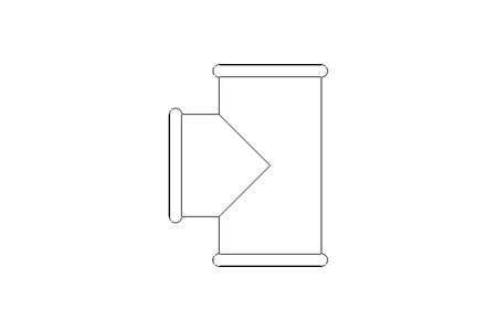 T-Stück B1 3/4" TG-Zn DIN EN 10242