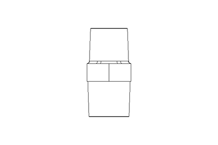 Doppelnippel reduziert N8 1/2x3/8 RG/CR