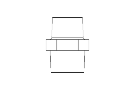 RACCORD          1"X 3/4"MS/CR