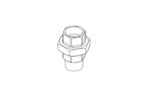 Verschraubung U2 R1"&Rp1" GJM-Zn-Zn