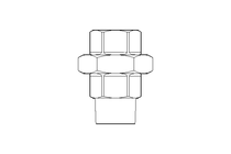 Atornill./conexión rosc. U2 R1"&Rp1"