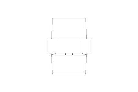 Doppelnippel 3/8 L28 1.4571 DIN 2990