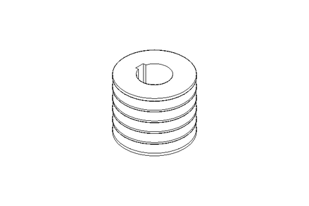 Keilriemenscheibe SPA DW90 R5 DIN 2211