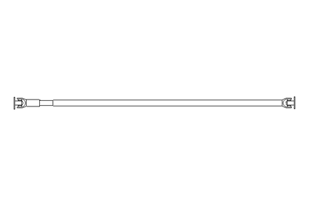 Gelenkwelle D=58 L1=1380 L2=1415