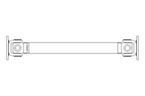 Eje articulado D=100 L1=560 L2=770